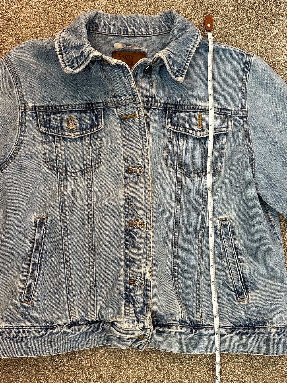 VTG 90’s RALPH LAUREN Jeans Co. Denim Jean Trucker Jacket Women’s Sz L Heritage - Picture 9 of 12